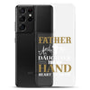 Father And Daughter Tide By Hand Heart To Heart Clear Case for Samsung®