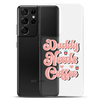 Daddy Needs Coffee Clear Case for Samsung®