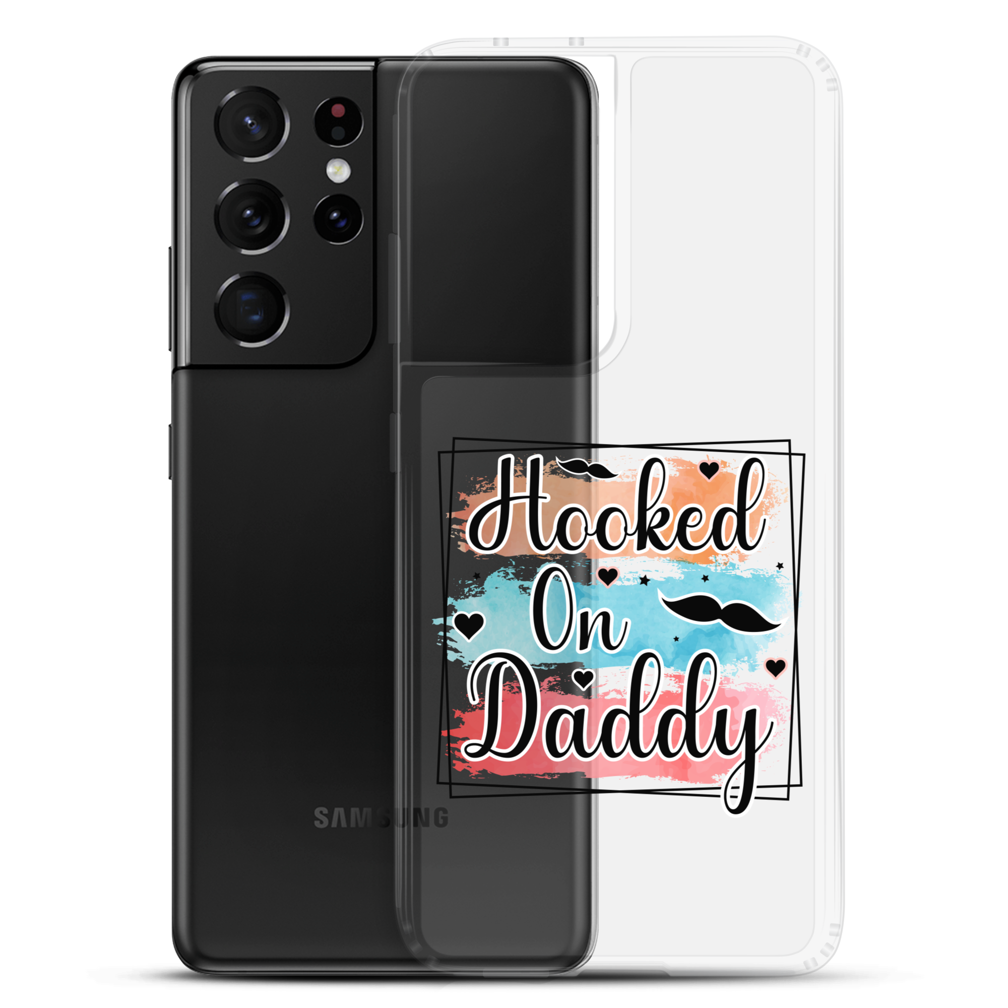 Hooked On Daddy Clear Case for Samsung®