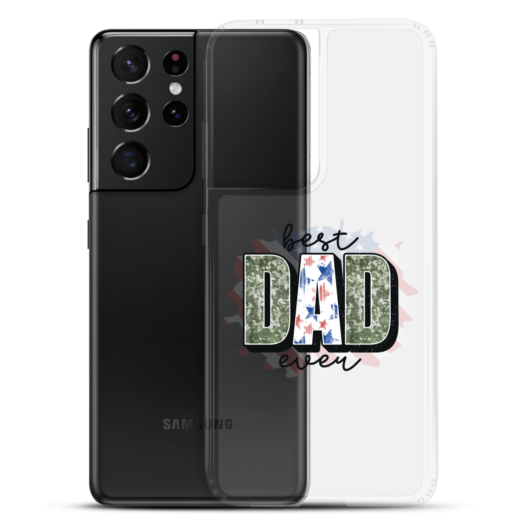 Best Dad Ever Clear Case for Samsung®