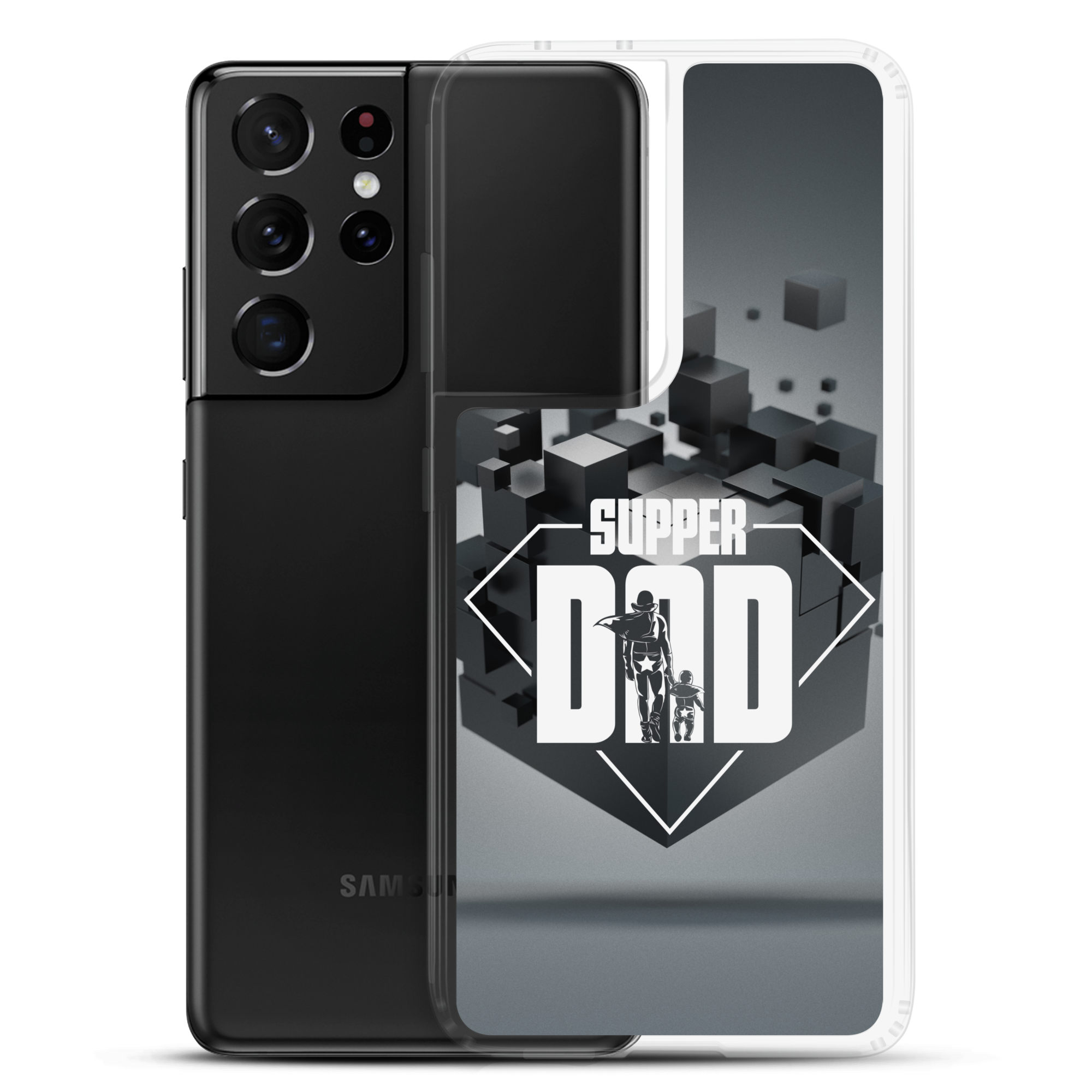 Super Dad Clear Case for Samsung®