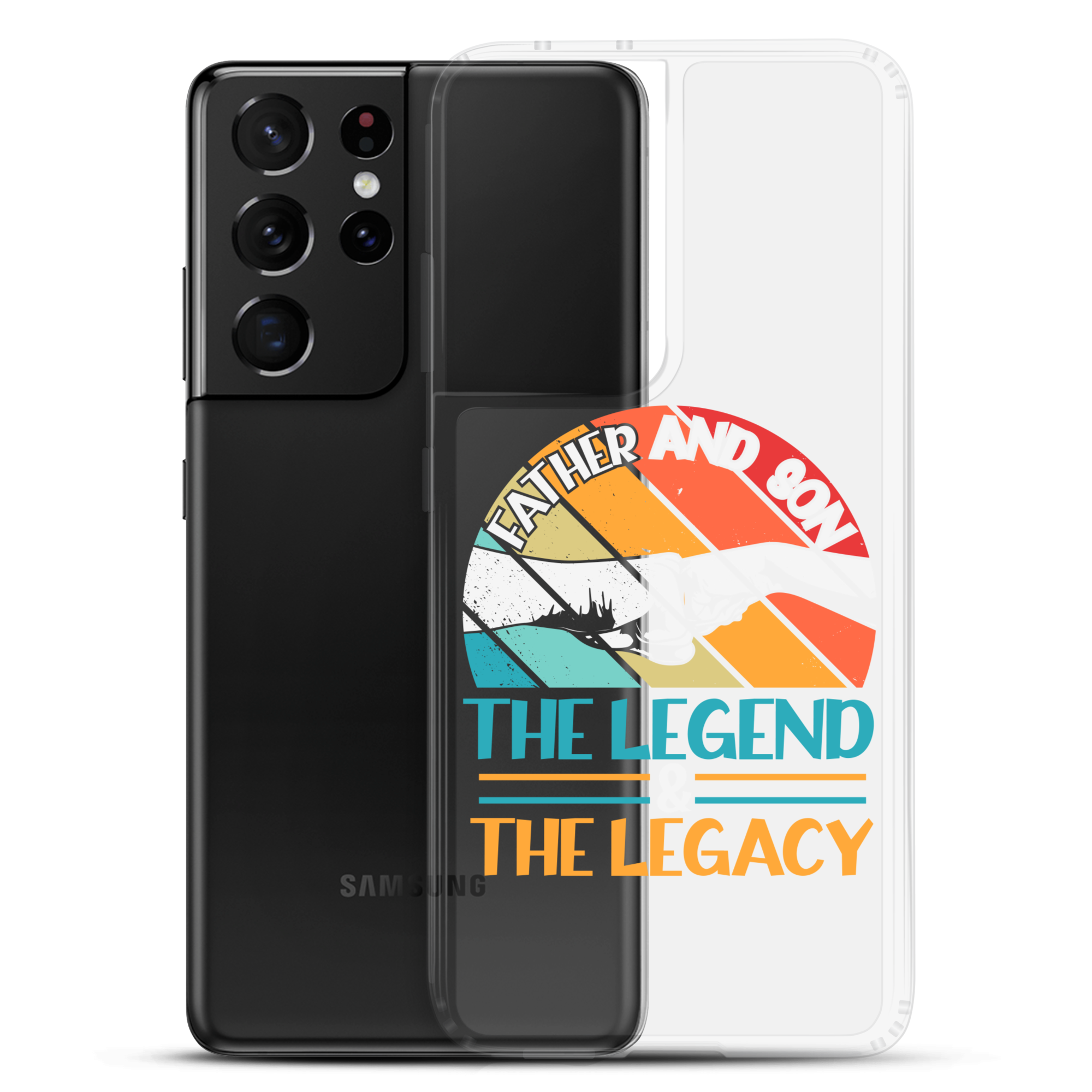 Father And Son The Legend And The Legacy Clear Case for Samsung®