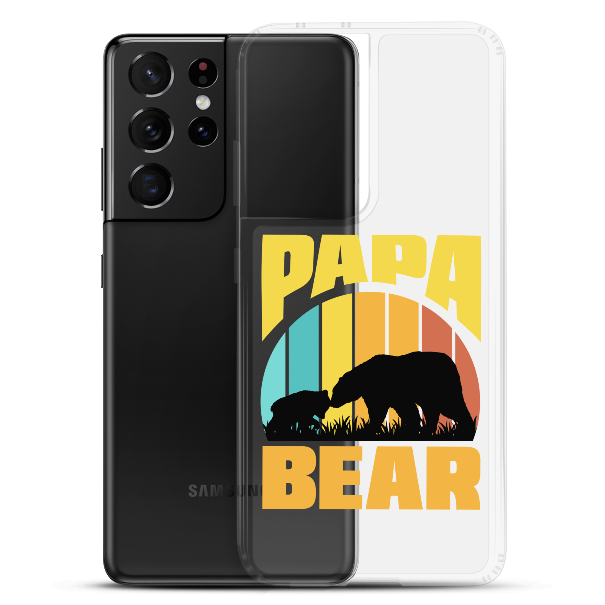 Papa Bear Clear Case for Samsung®