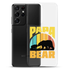 Papa Bear Clear Case for Samsung®