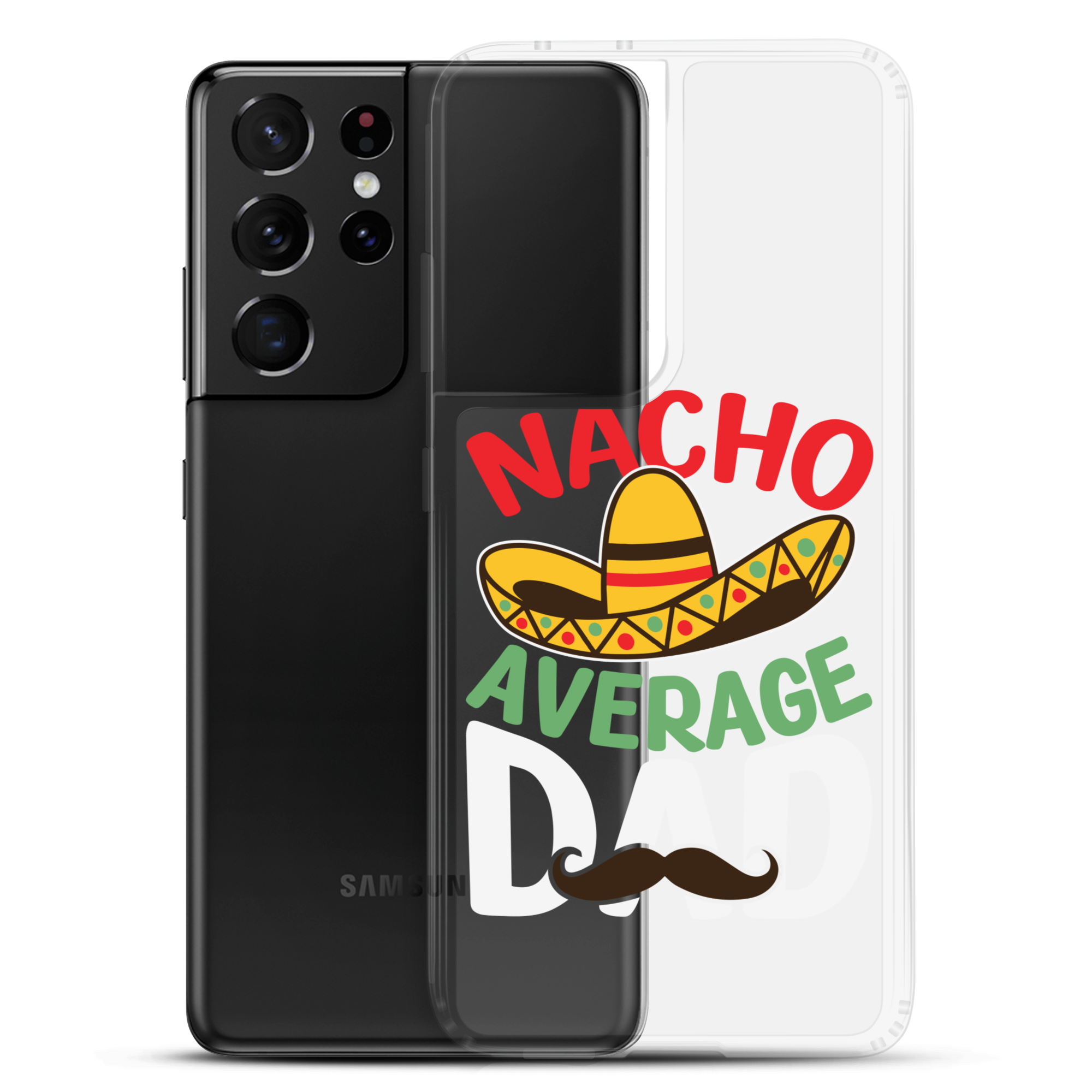 Nacho Average Dad Clear Case for Samsung®