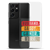 Husband, Daddy, Gamer, Hero Clear Case for Samsung®