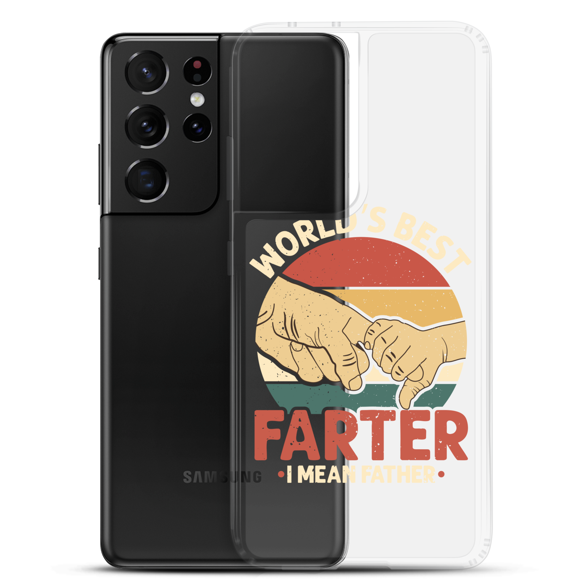 World's Best Fart I Mean Father Clear Case for Samsung®