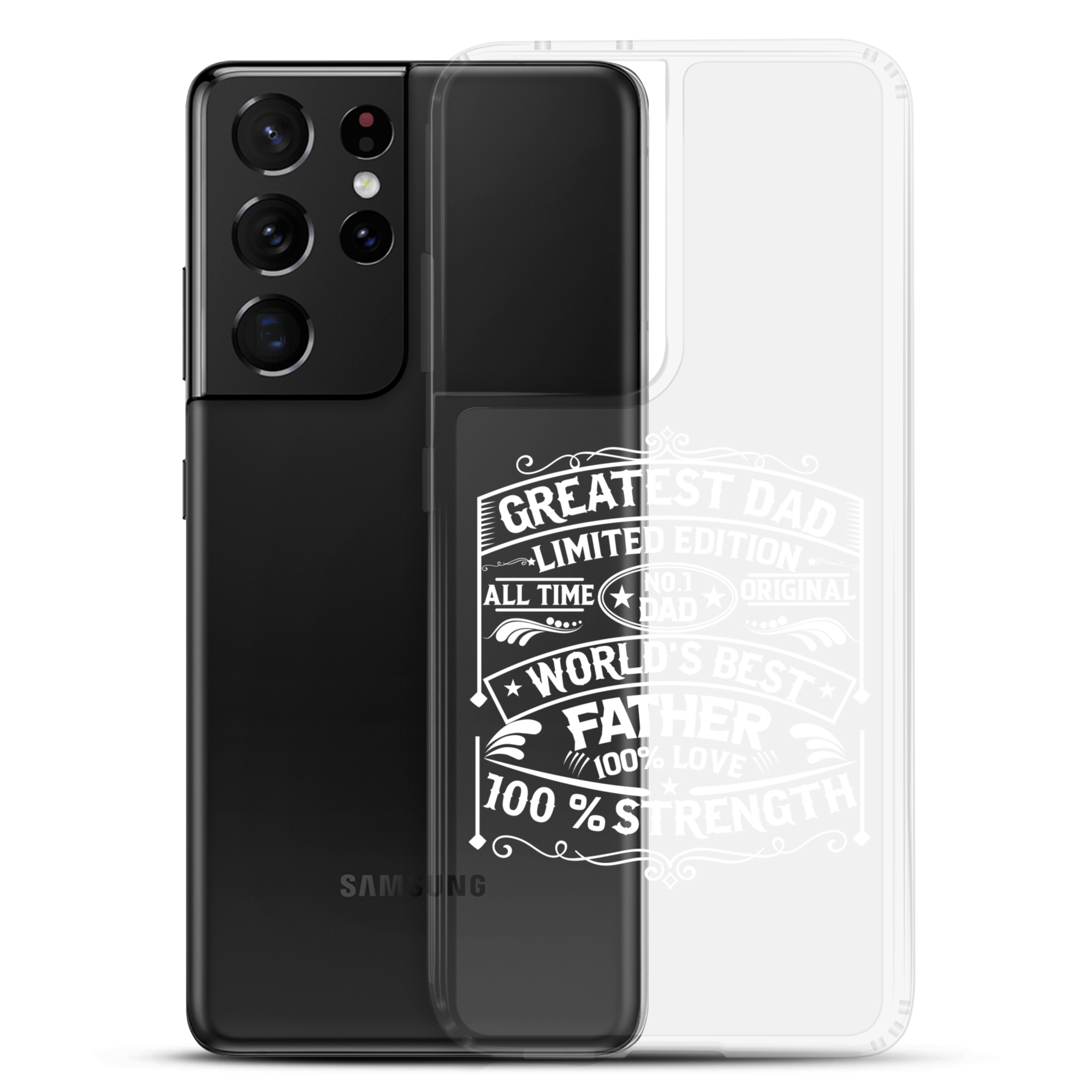 Greatest Dad Limited Edition All Time Clear Case for Samsung®