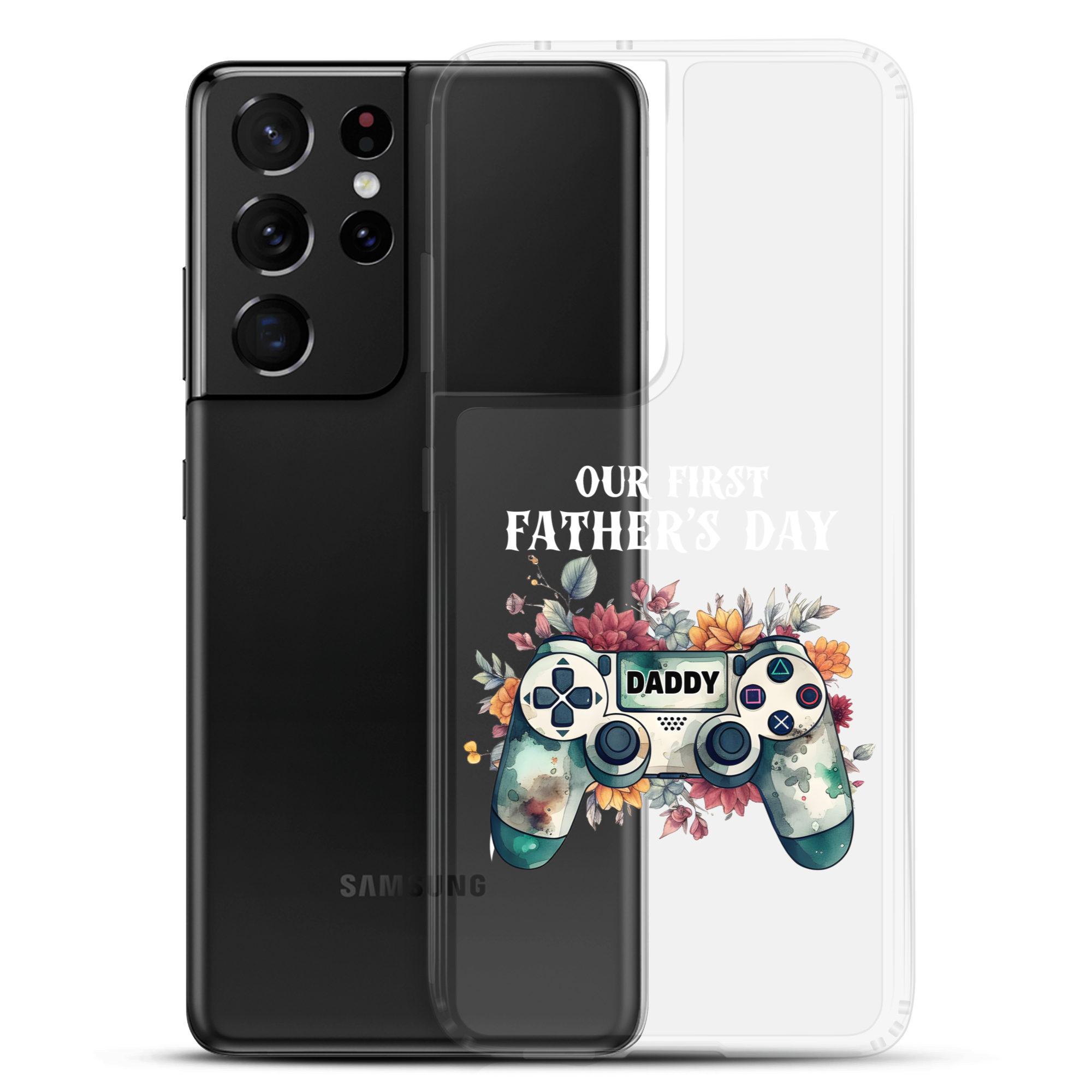 Our First Father's day Clear Case for Samsung®