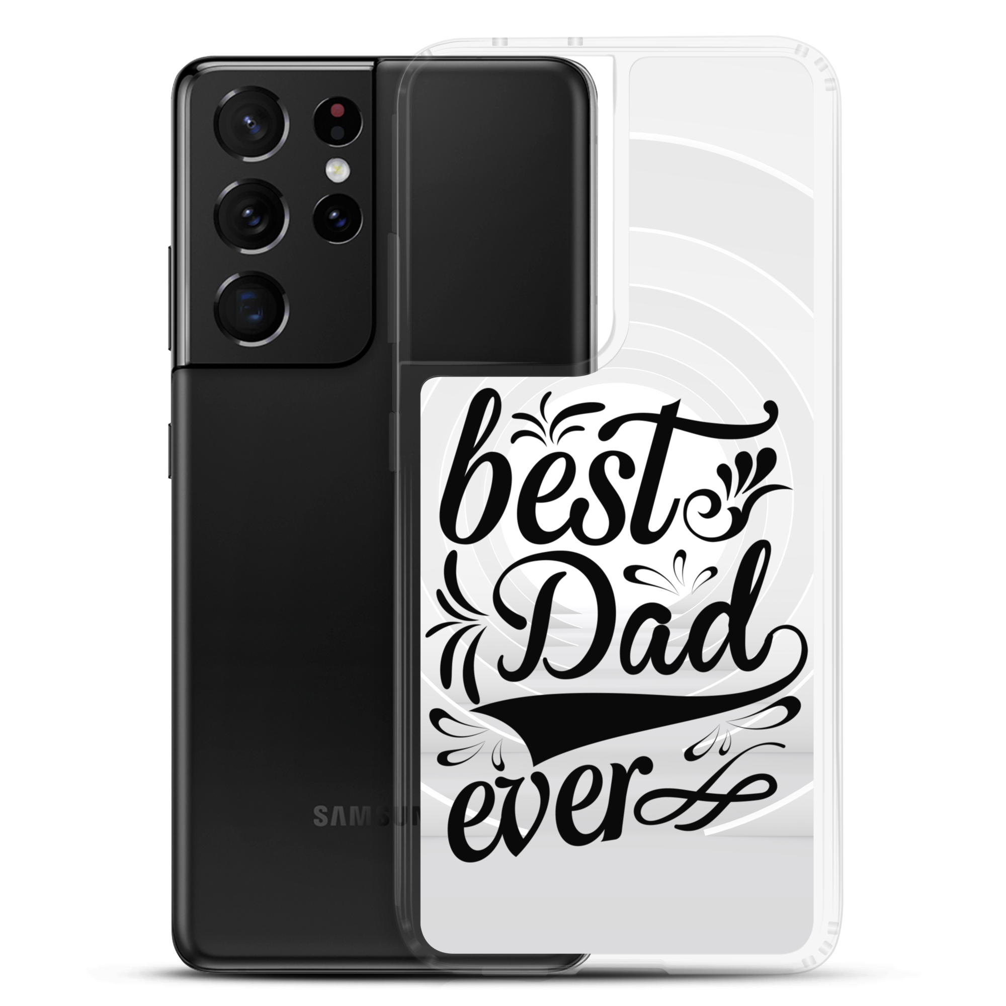 Best Dad Ever Clear Case for Samsung®