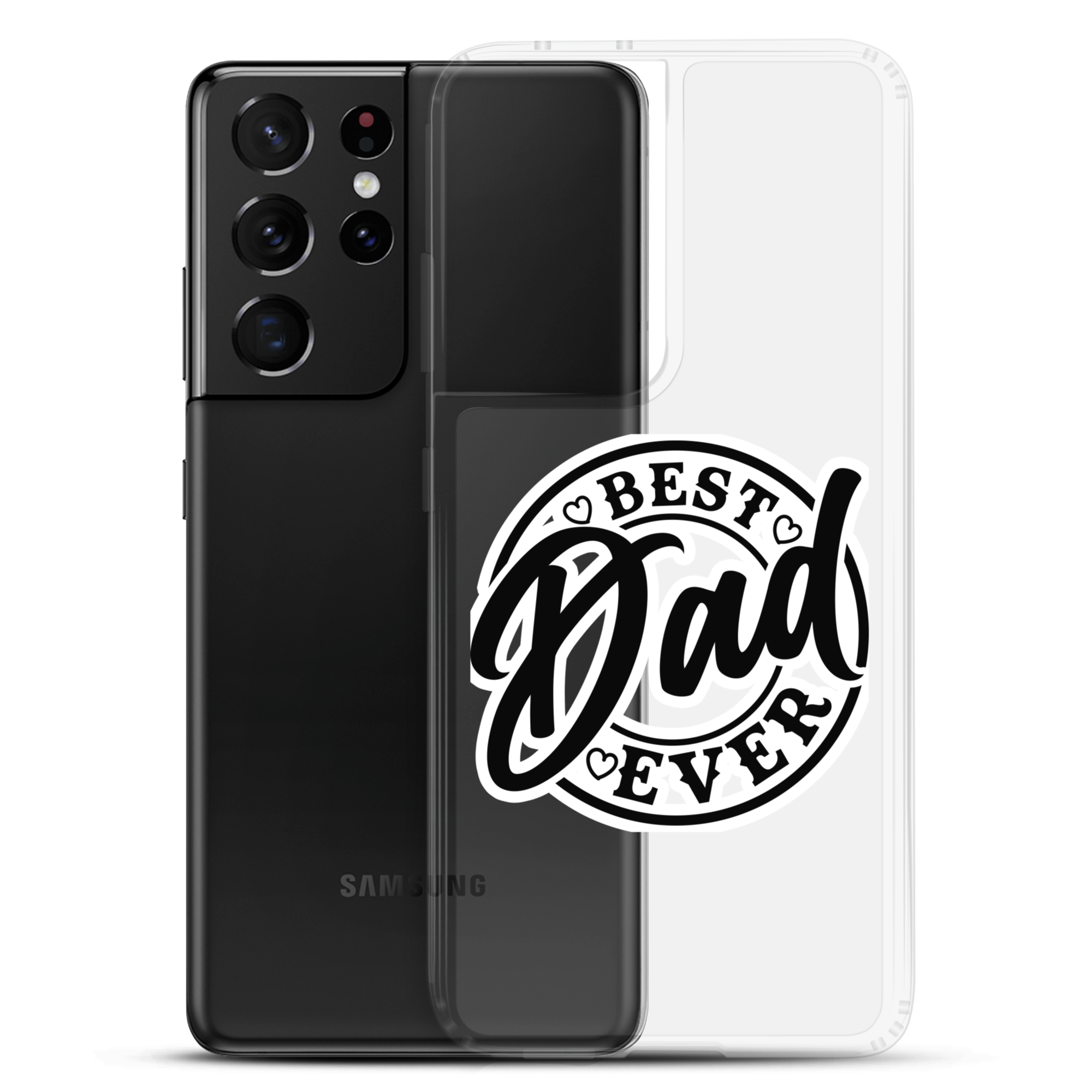 Best Dad Ever Clear Case for Samsung®