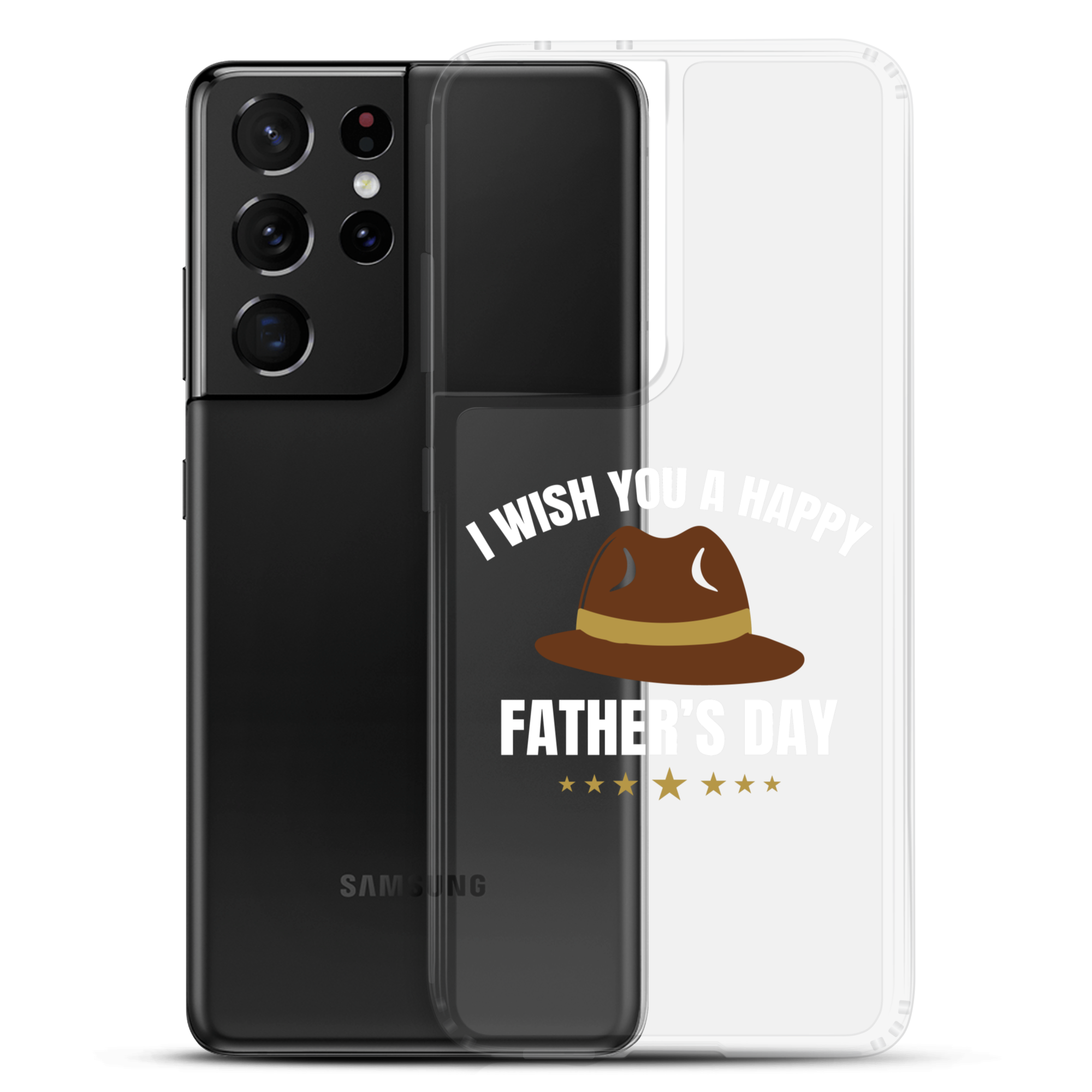 I Wish You A Happy Father's Day Clear Case for Samsung®