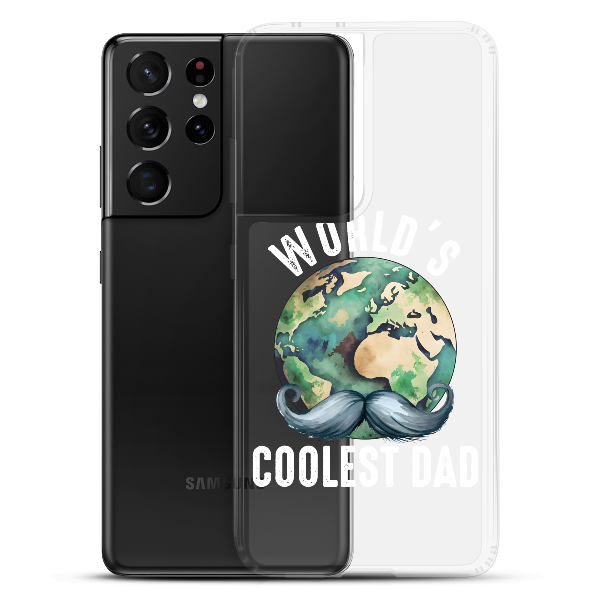 World's Coolest Dad Clear Case for Samsung®