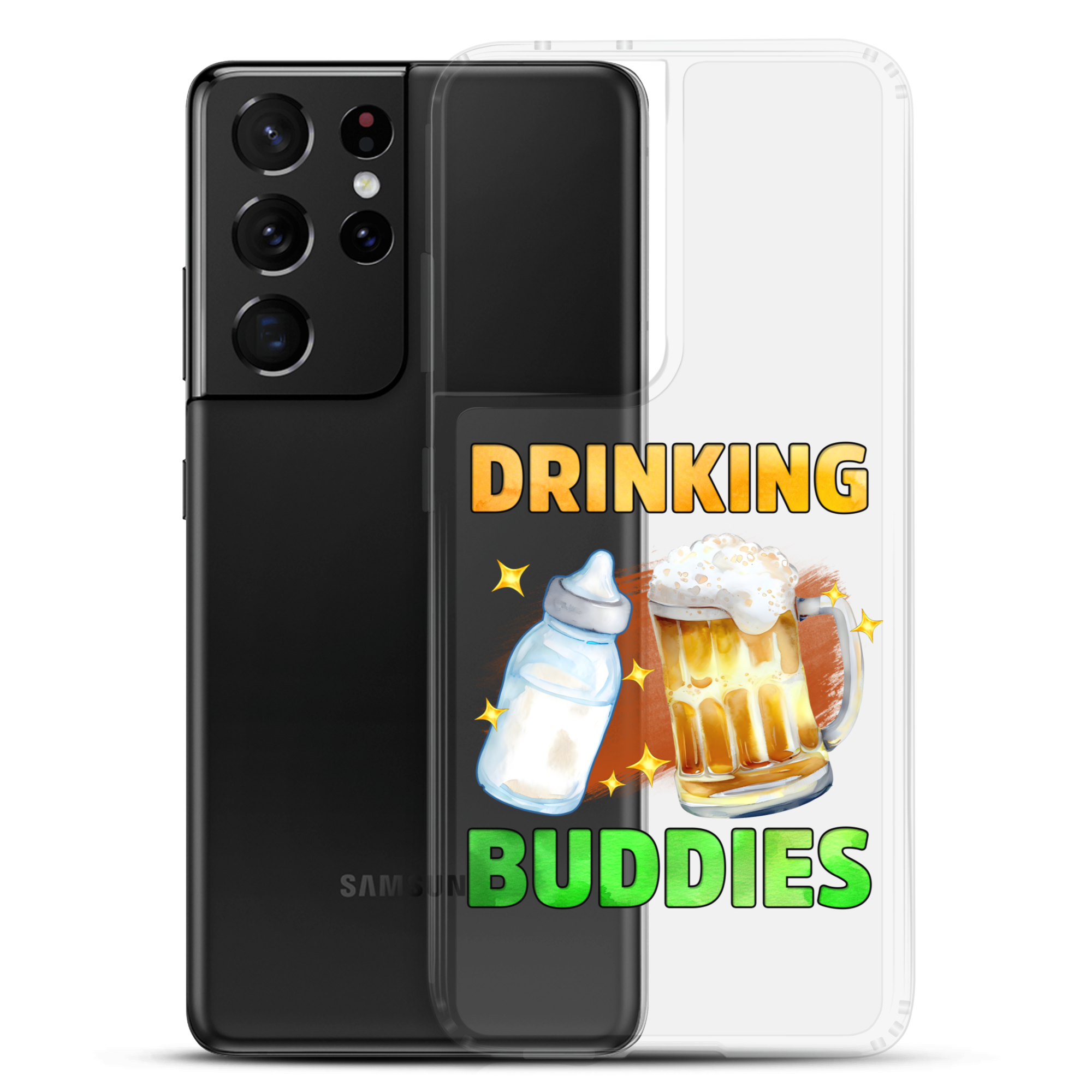 Drinking Buddies Clear Case for Samsung®