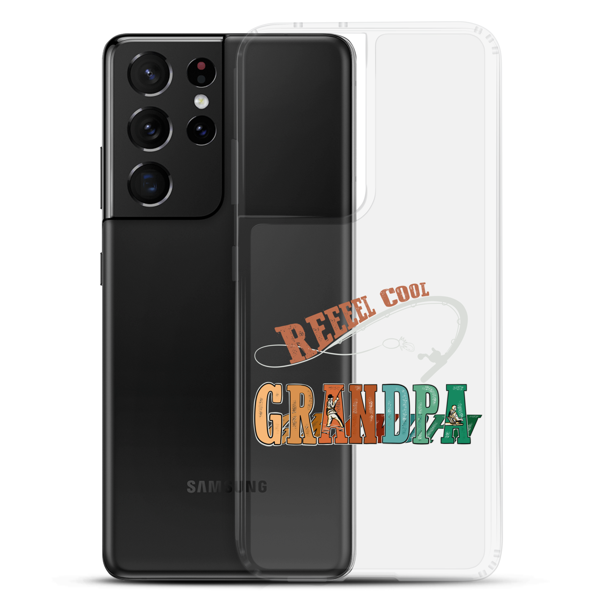 Reel Cool Grandpa Clear Case for Samsung®