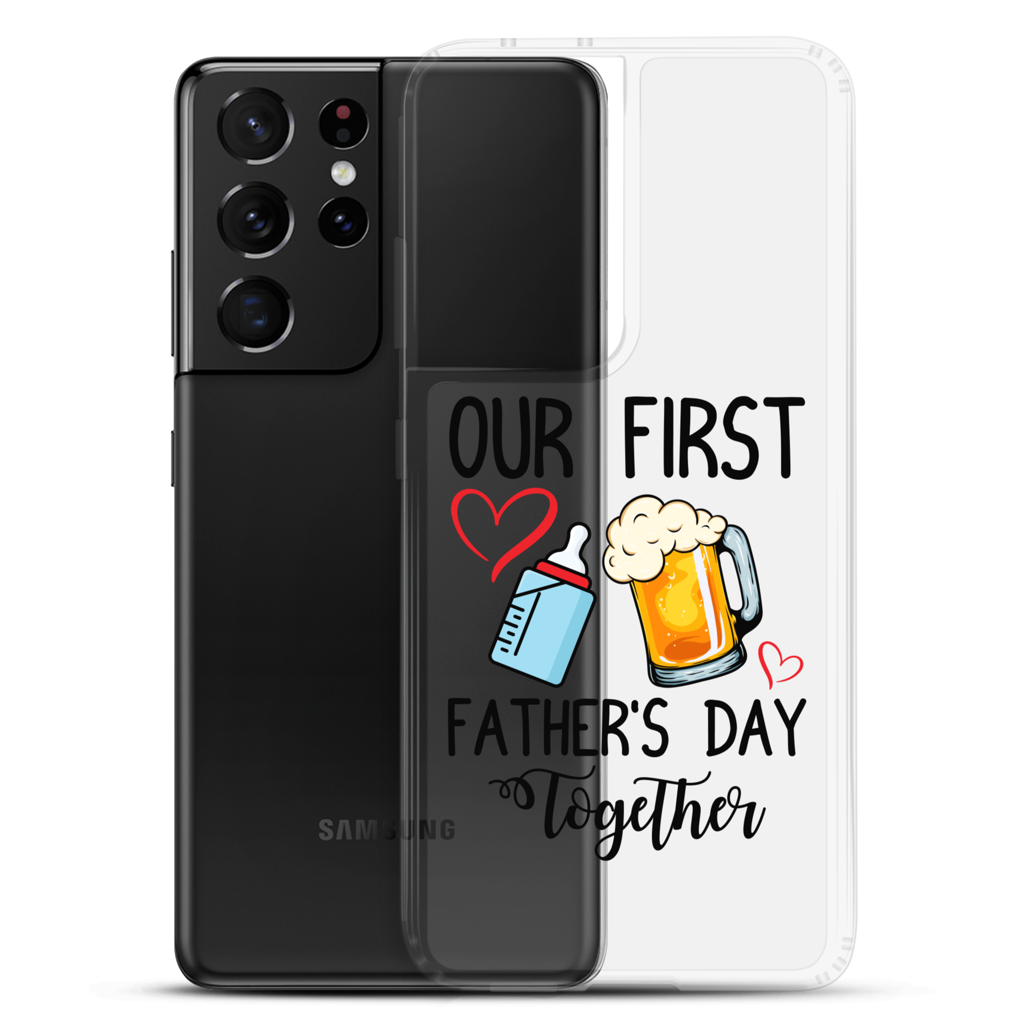 Our First Father's Day Together Clear Case for Samsung®