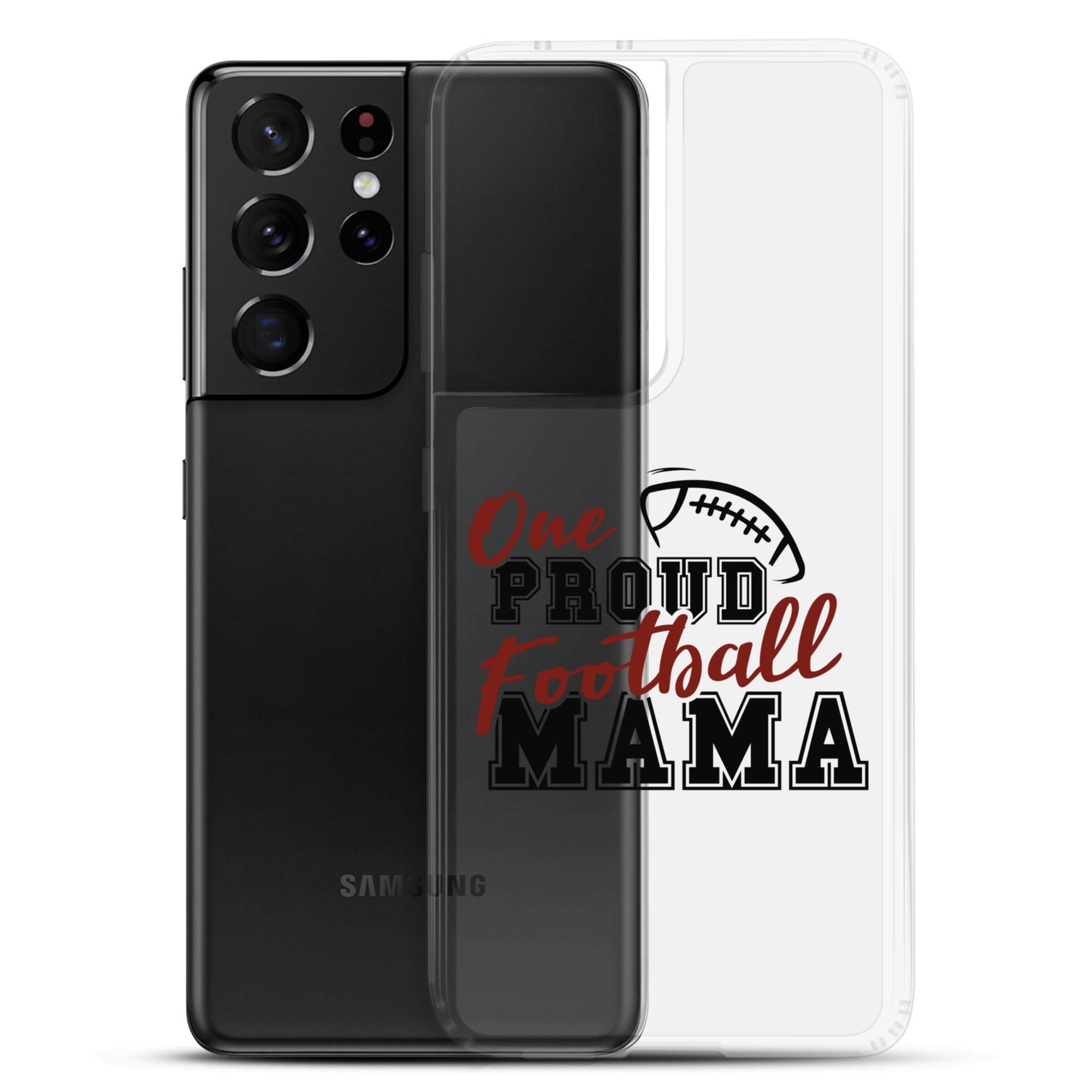 One Proud Football Mom Clear Case for Samsung®