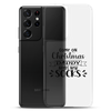 Come On Christmas Daddy Needs New Socks Clear Case for Samsung®