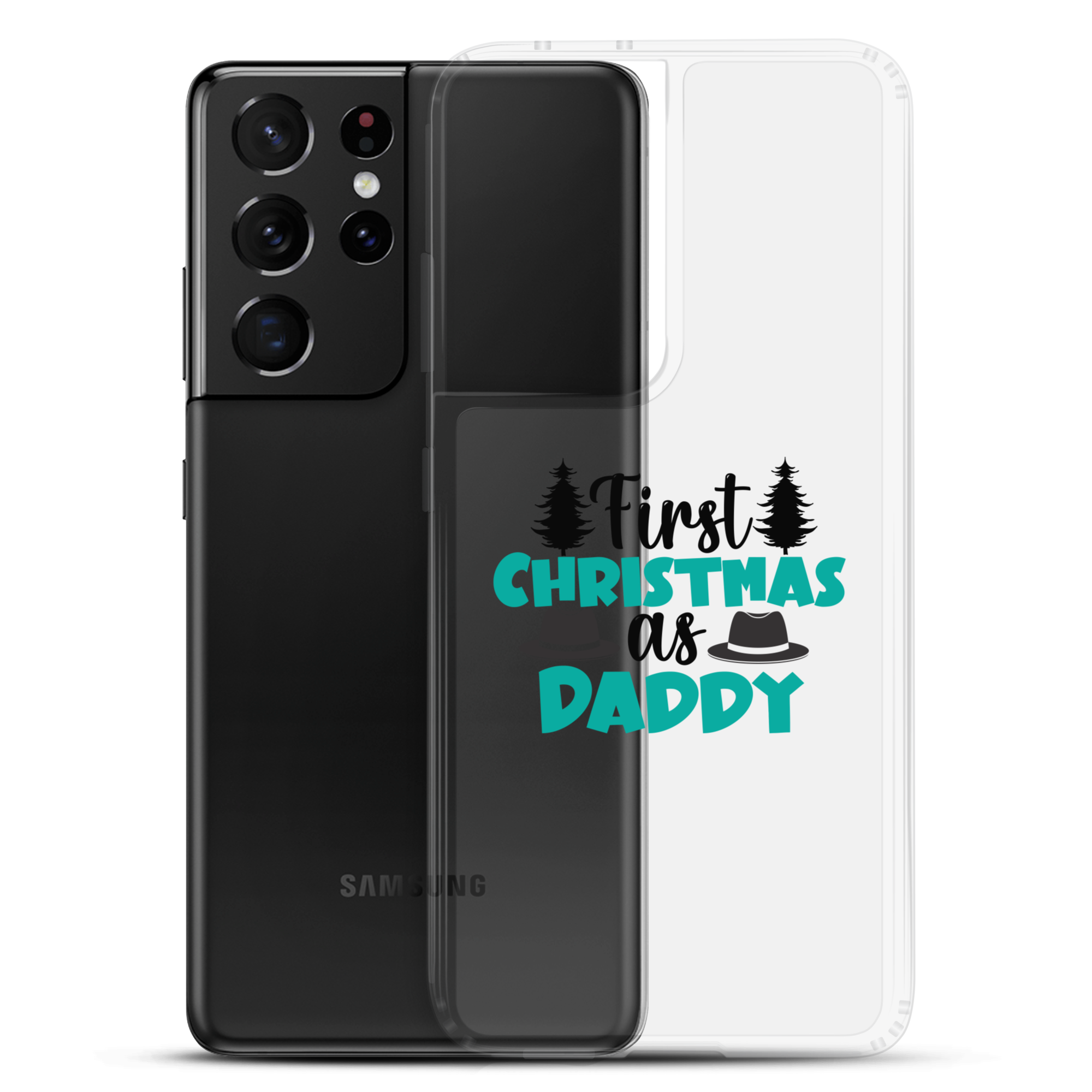 First Christmas As Daddy Clear Case for Samsung®