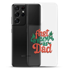 First Christmas As Dad Clear Case for Samsung®