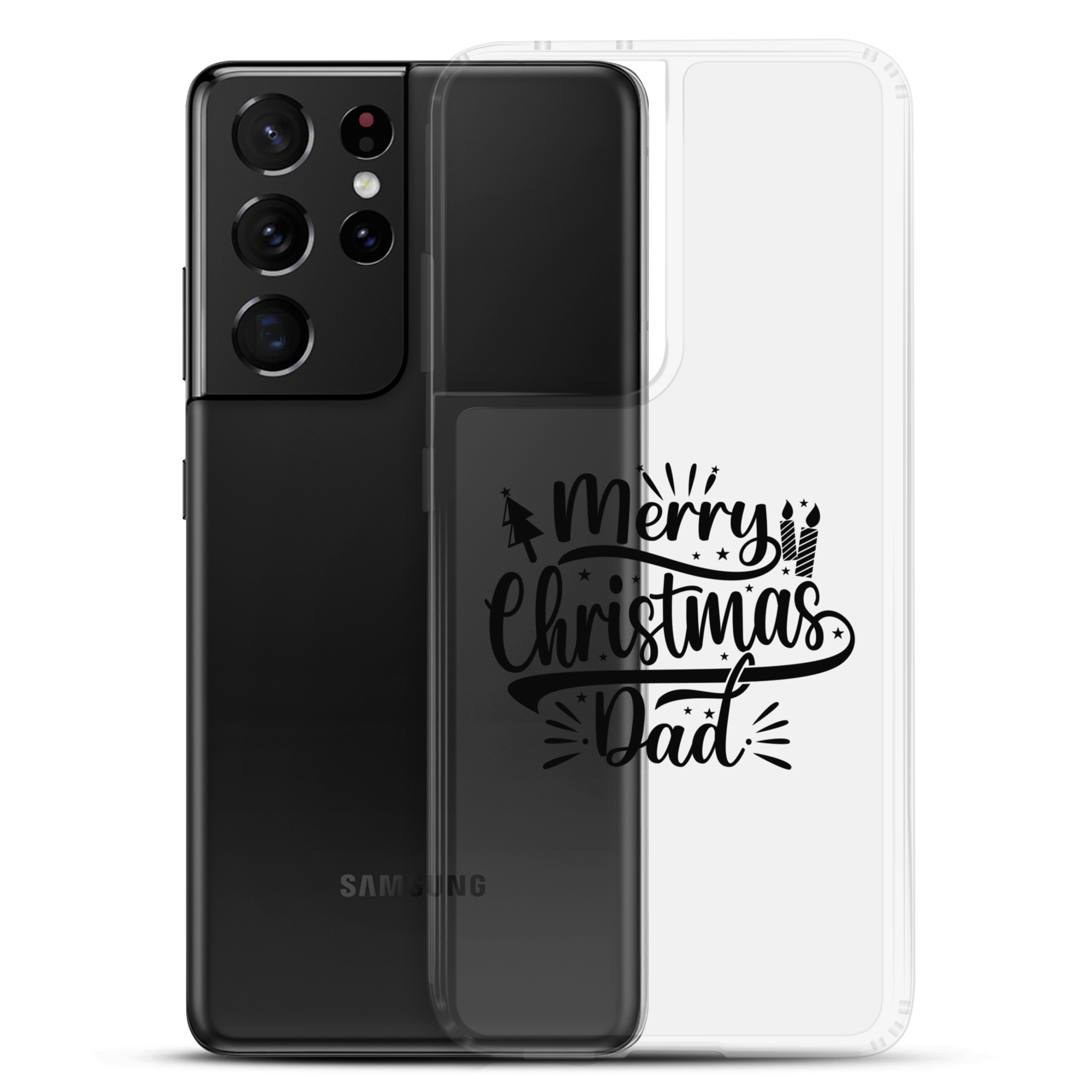 Merry Christmas Dad Clear Case for Samsung®