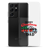 First Christmas As Dad Clear Case for Samsung®