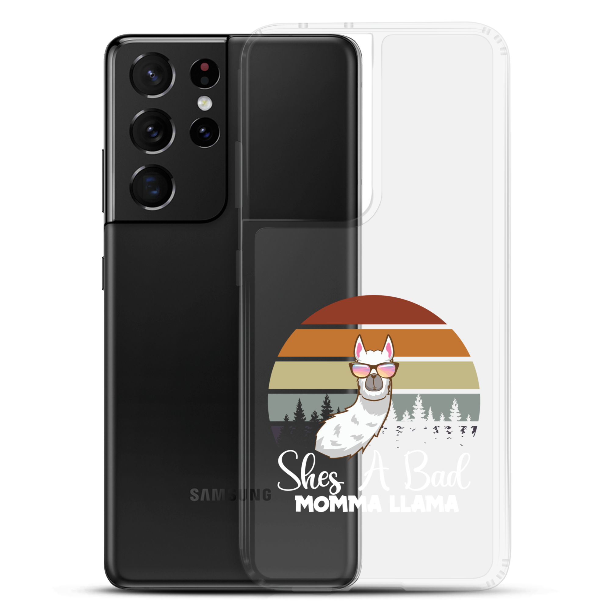 She's A Bad Momma Llama Clear Case for Samsung®