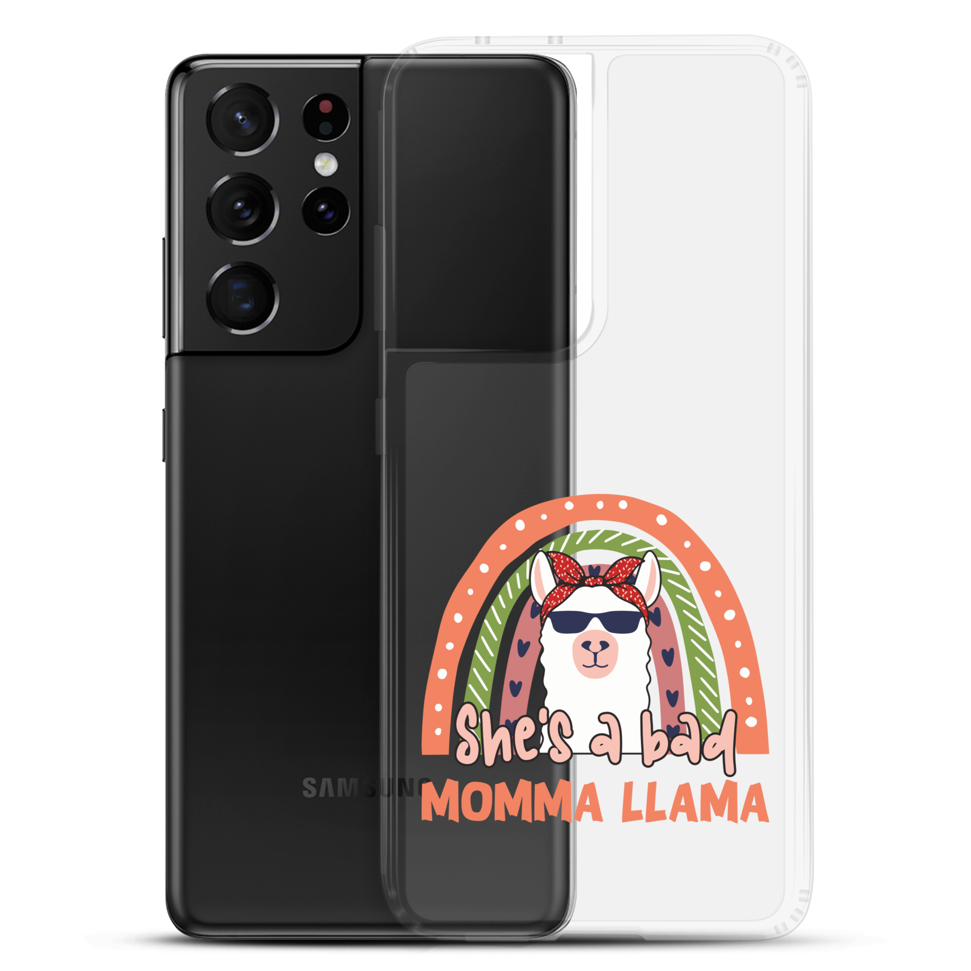 She's A Bad Momma Llama Clear Case for Samsung®