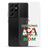 1st Christmas As A Mom Clear Case for Samsung®