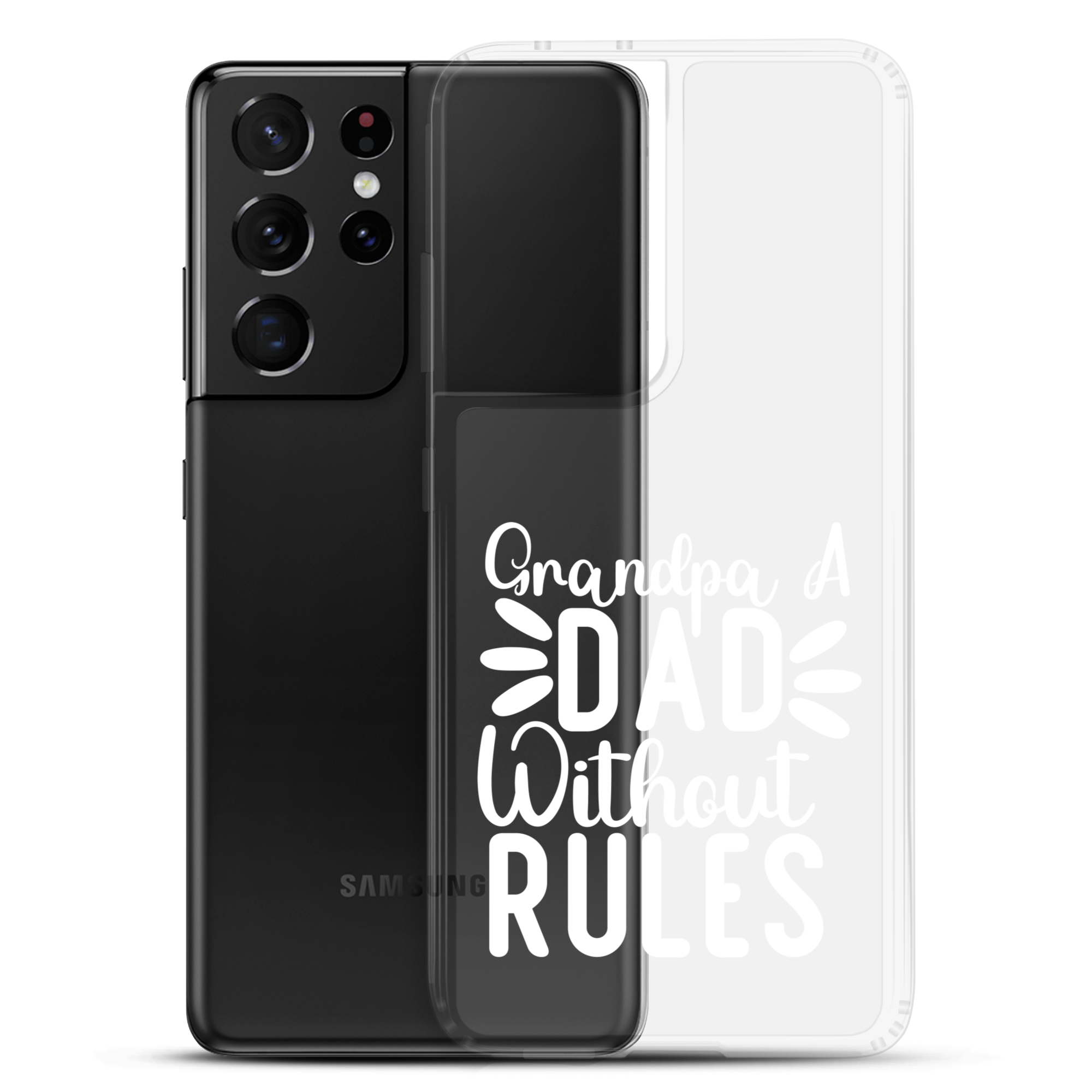 Grandpa A Dad Without Rules Clear Clear Case for Samsung®