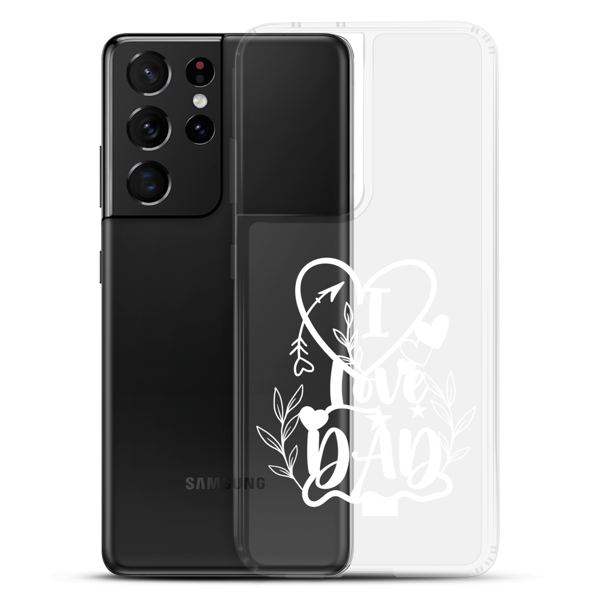 I Love Dad Clear Case for Samsung®