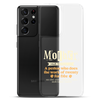 Mother: A Person Who Does The Work Of Twenty For Free Clear Case for Samsung®