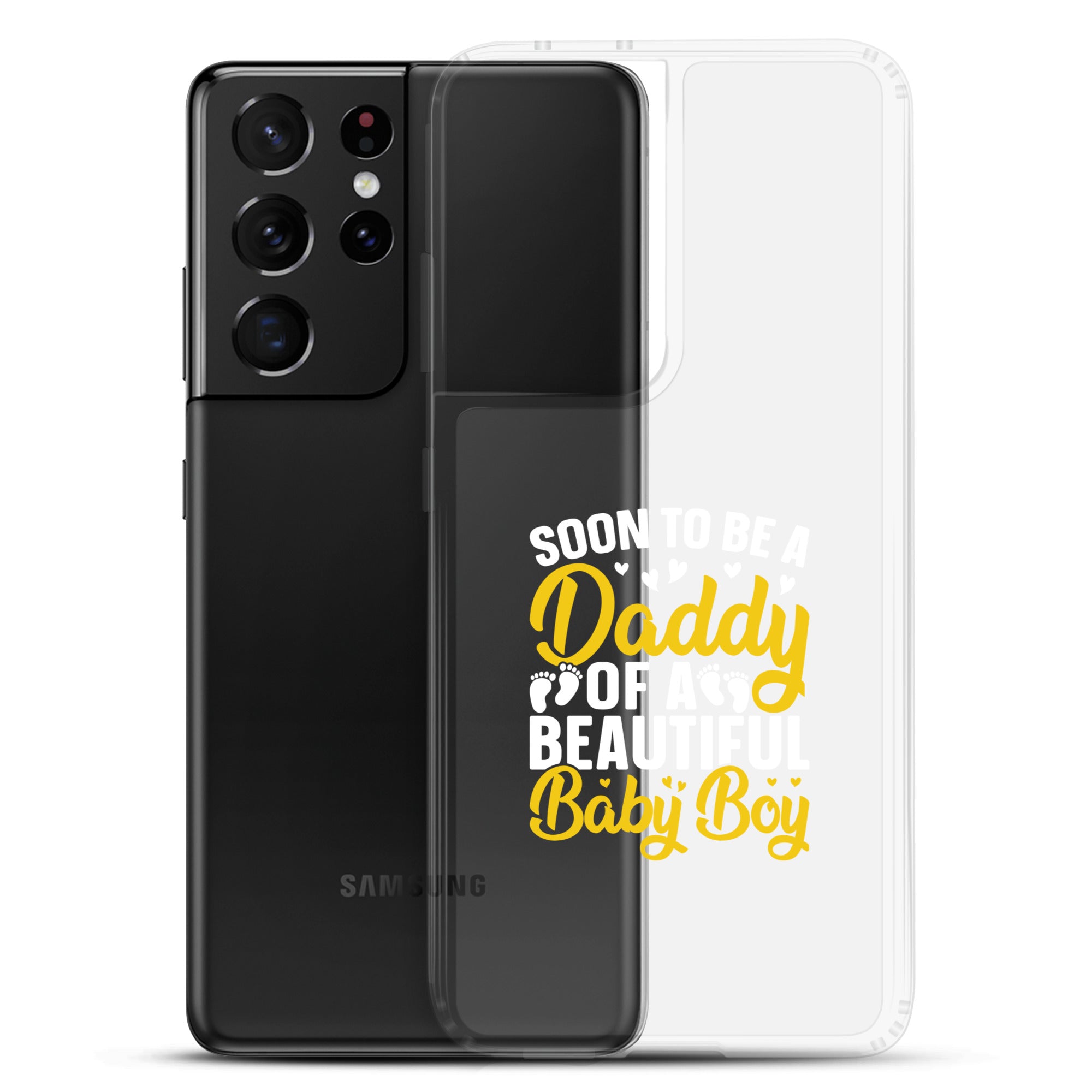 Soon To Be A Daddy For Boy Clear Case for Samsung®