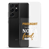 Pregnant AF Not A Food Baby Clear Case for Samsung®