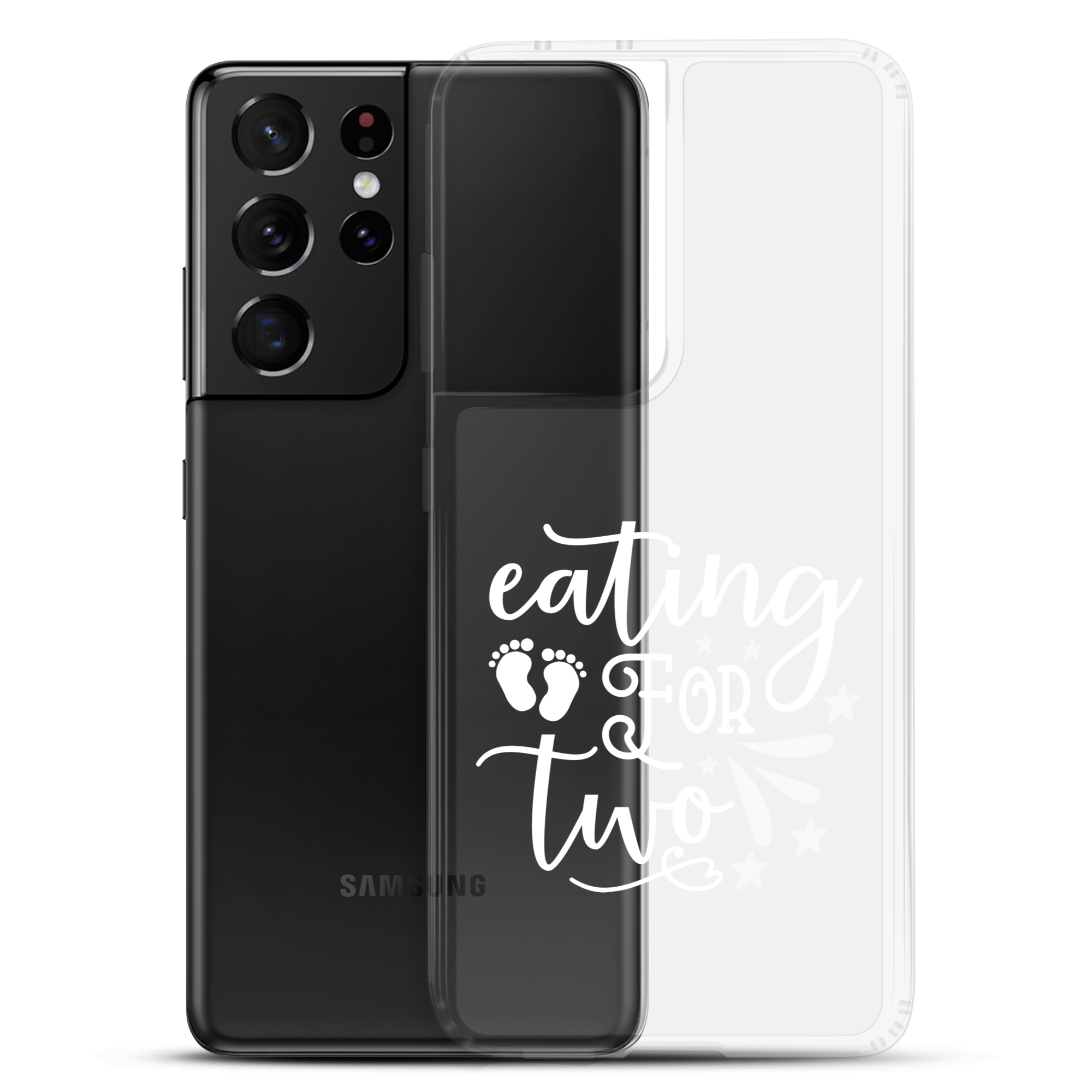 I'm Eating for Two Clear Case for Samsung®