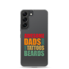 Awesome Dads Tattoos Beards Clear Case for Samsung®