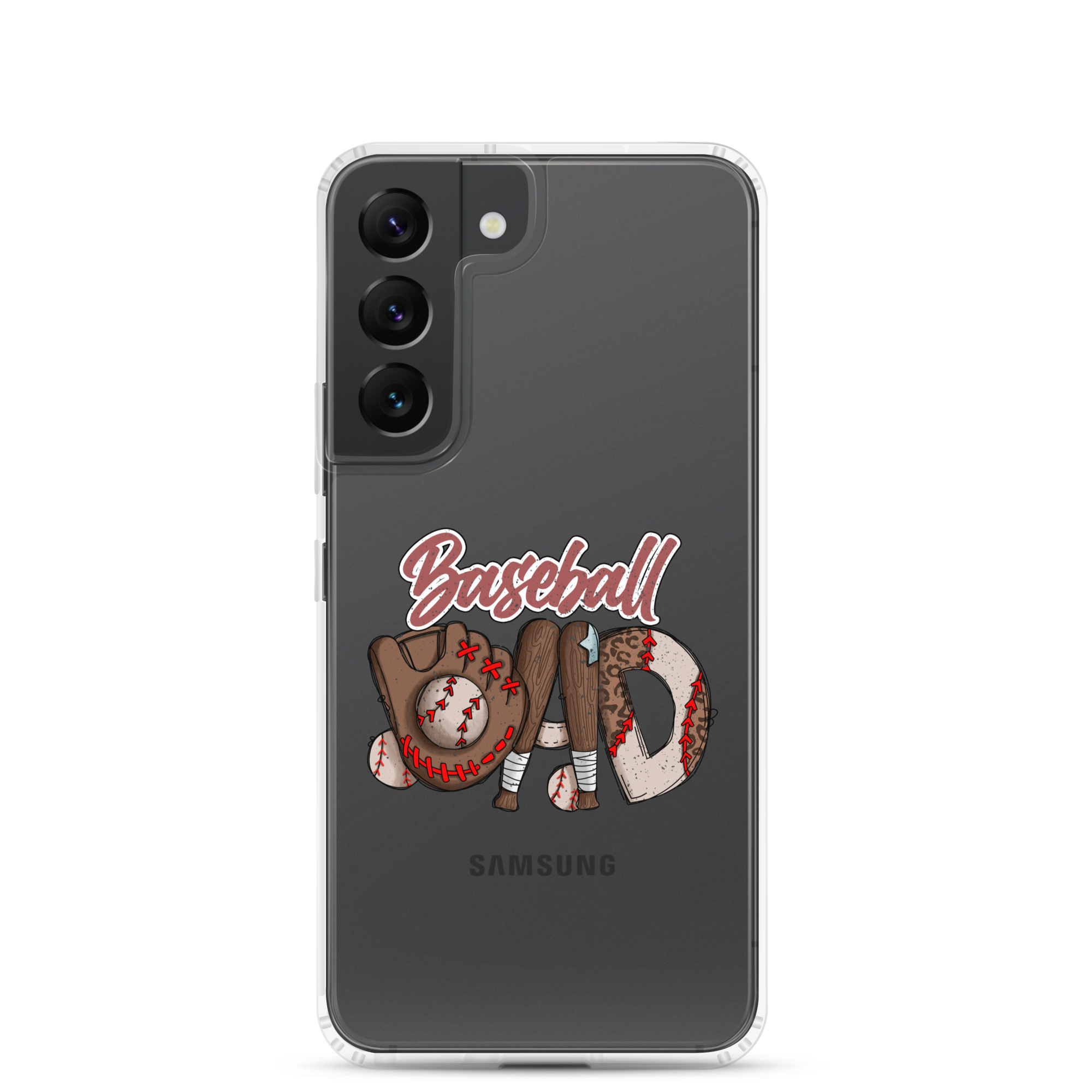 Baseball Dad Clear Case for Samsung®