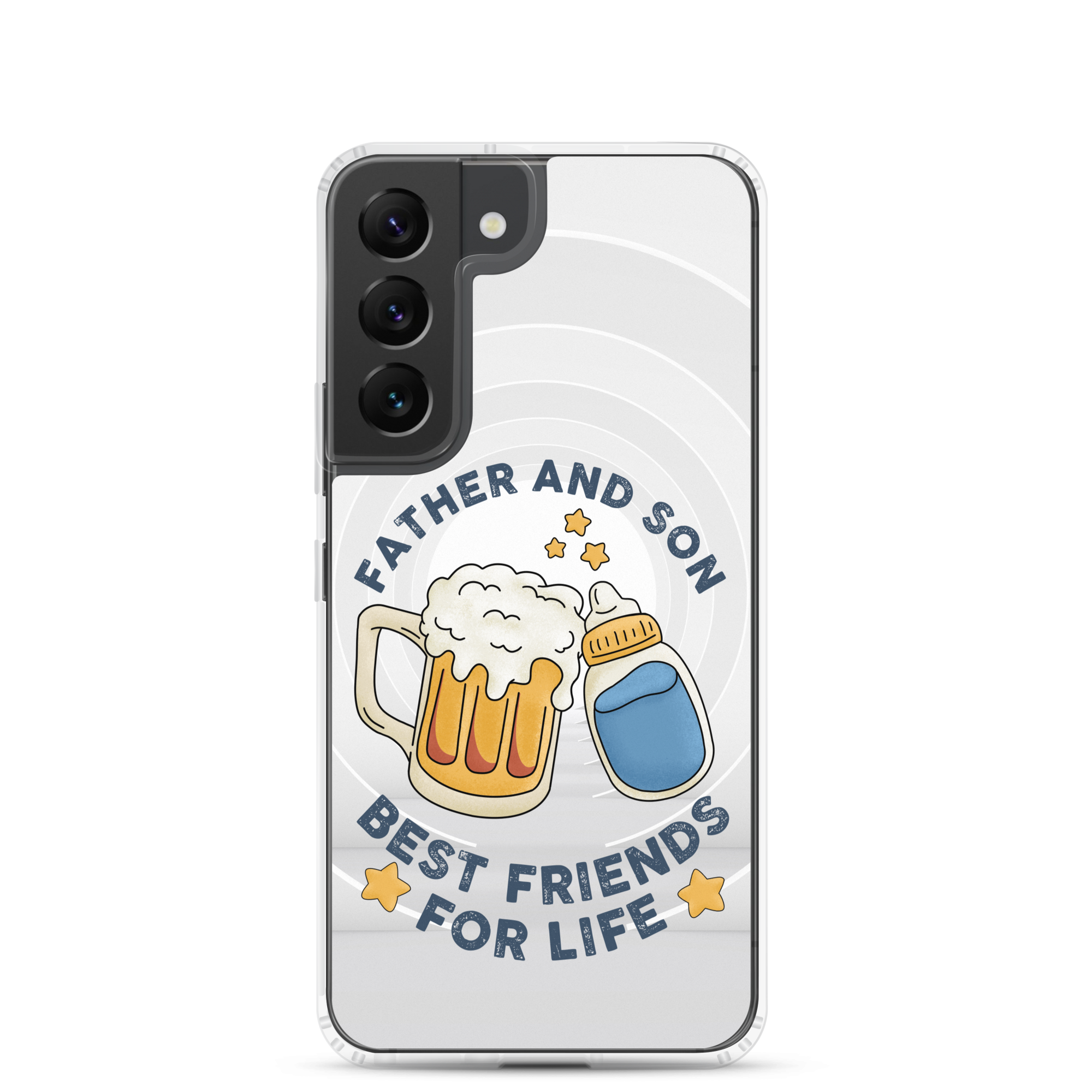 Father And Son Best Friends For Life Clear Case for Samsung®