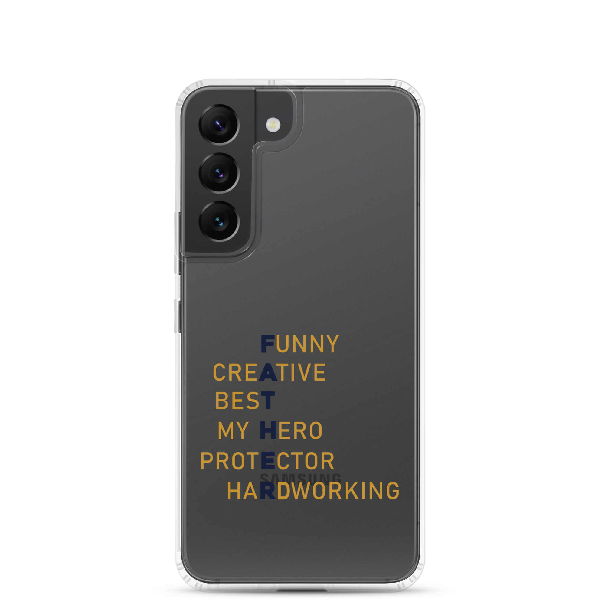 Funny Creative Best My Hero Protector HardWorking Clear Case for Samsung®