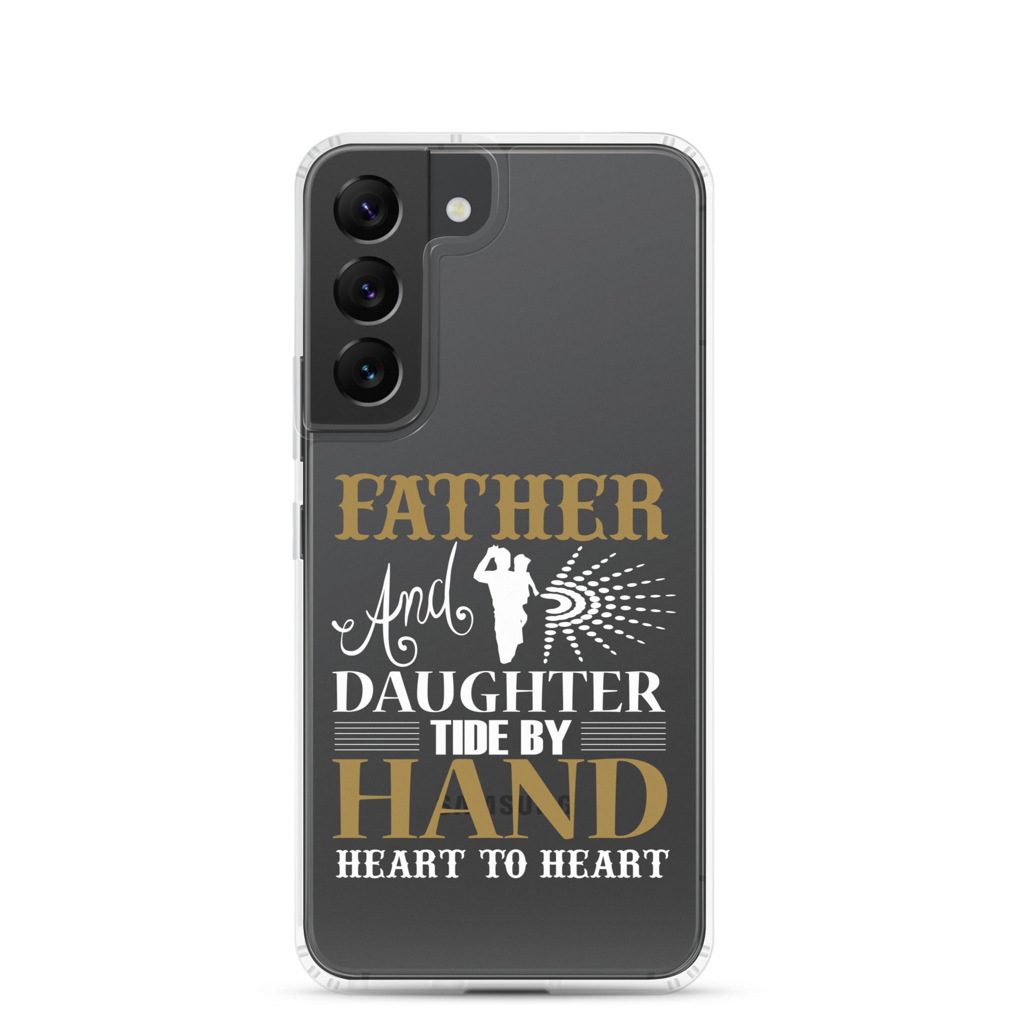 Father And Daughter Tide By Hand Heart To Heart Clear Case for Samsung®