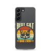 Best Cat Dad Ever Clear Case for Samsung®