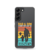 Dad And Son A Bond that can't Be Broken Clear Case for Samsung®