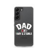 Dad Of 1 Boy And 2 Girls Clear Case for Samsung®