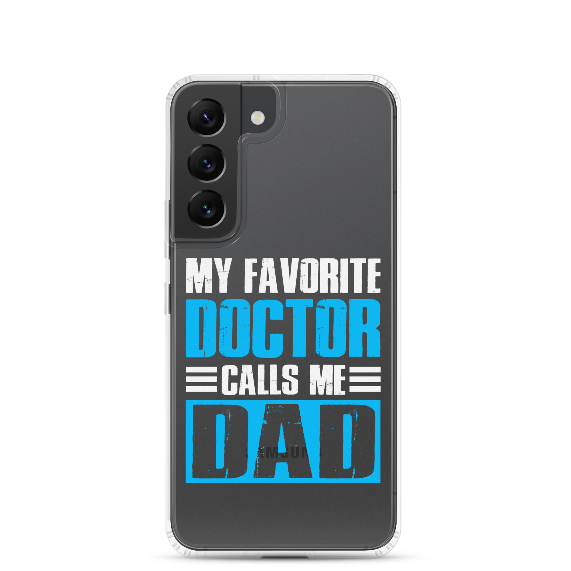 Mer Dad Don't Mess With My Mermaid Clear Case for Samsung®