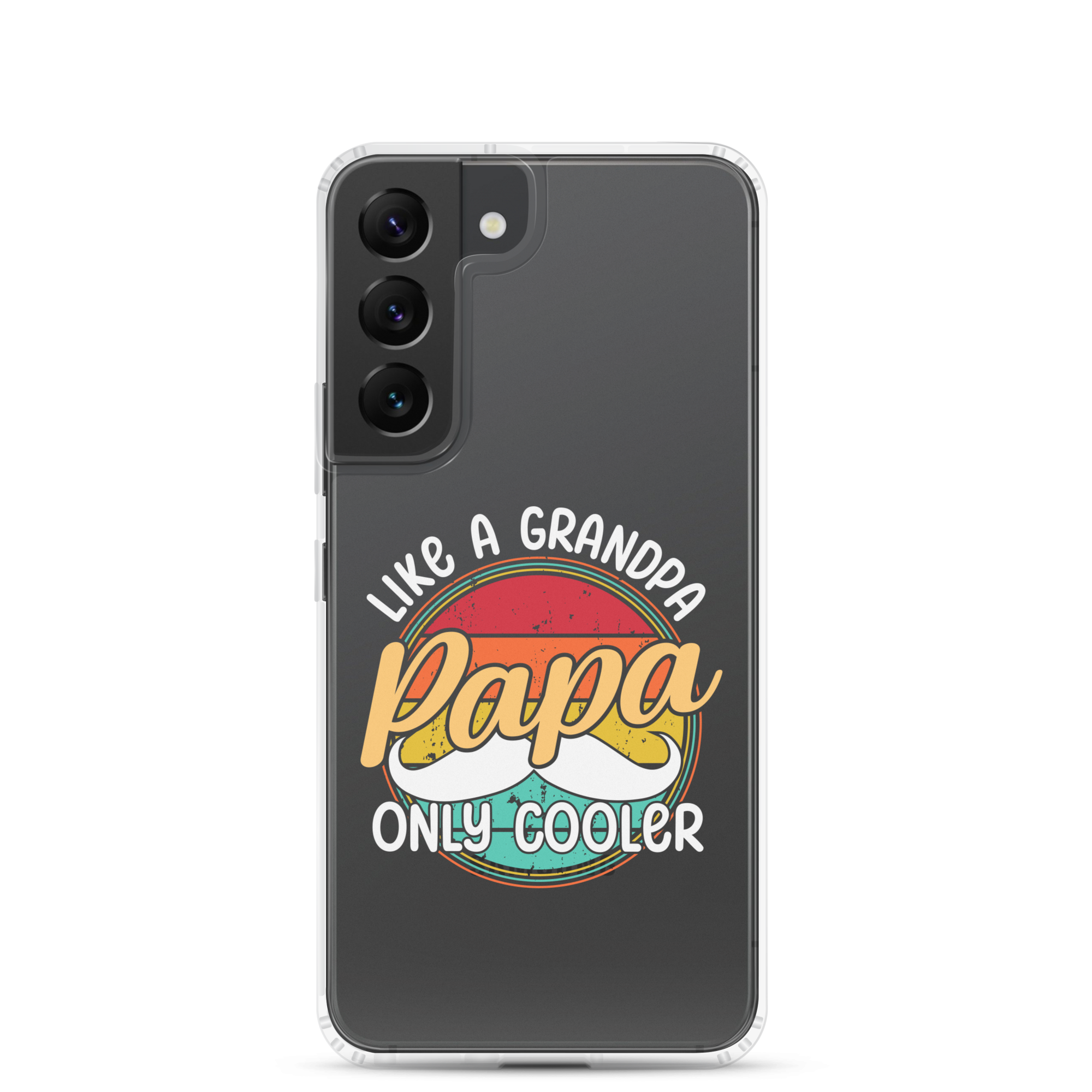 Papa Like A Grandpa Only Cooler Clear Case for Samsung®