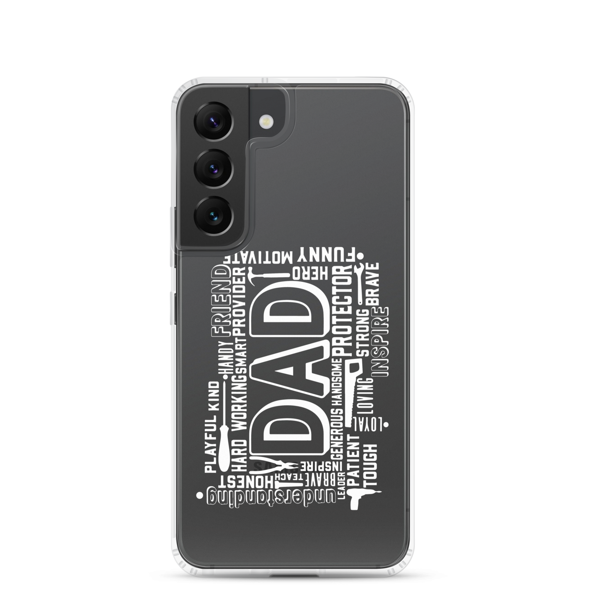 Dad Hardworking Smart Provider Friend Clear Case for Samsung®