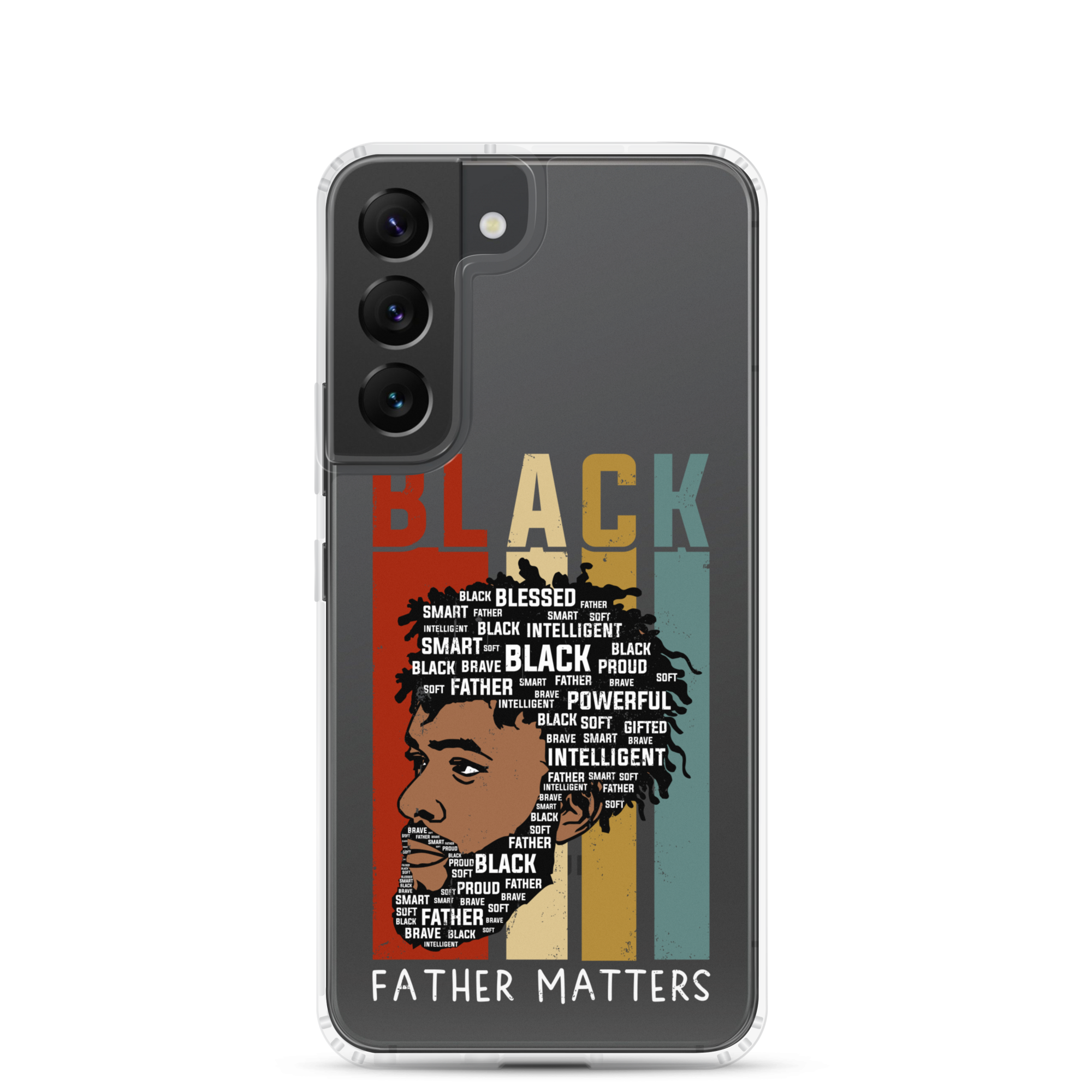 Black Father Matters Clear Case for Samsung®