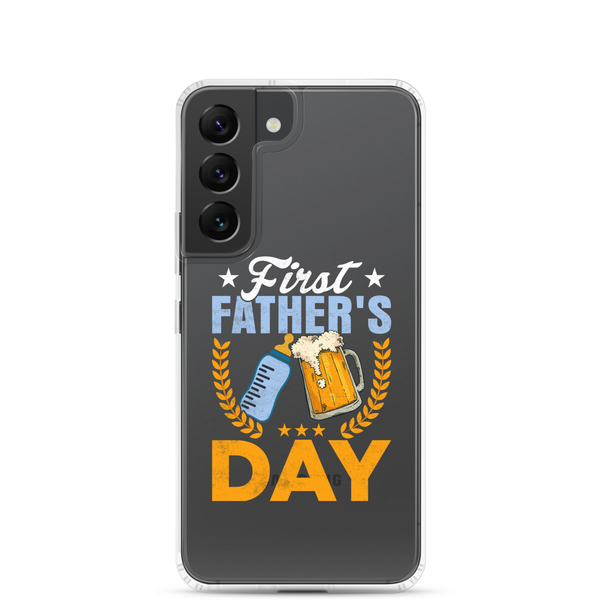 First Father's Day Clear Case for Samsung®