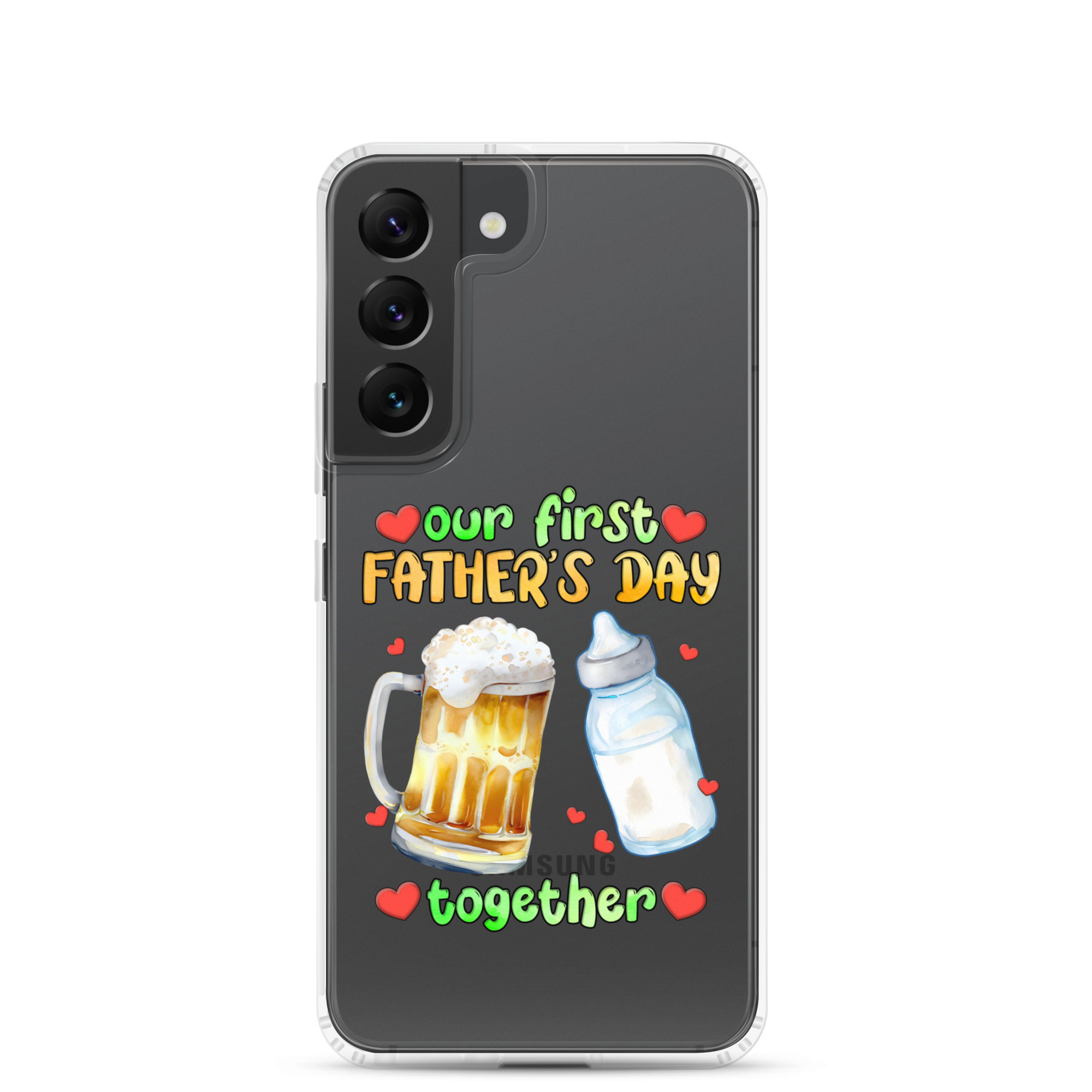 Our First Father's Day Together Clear Case for Samsung®