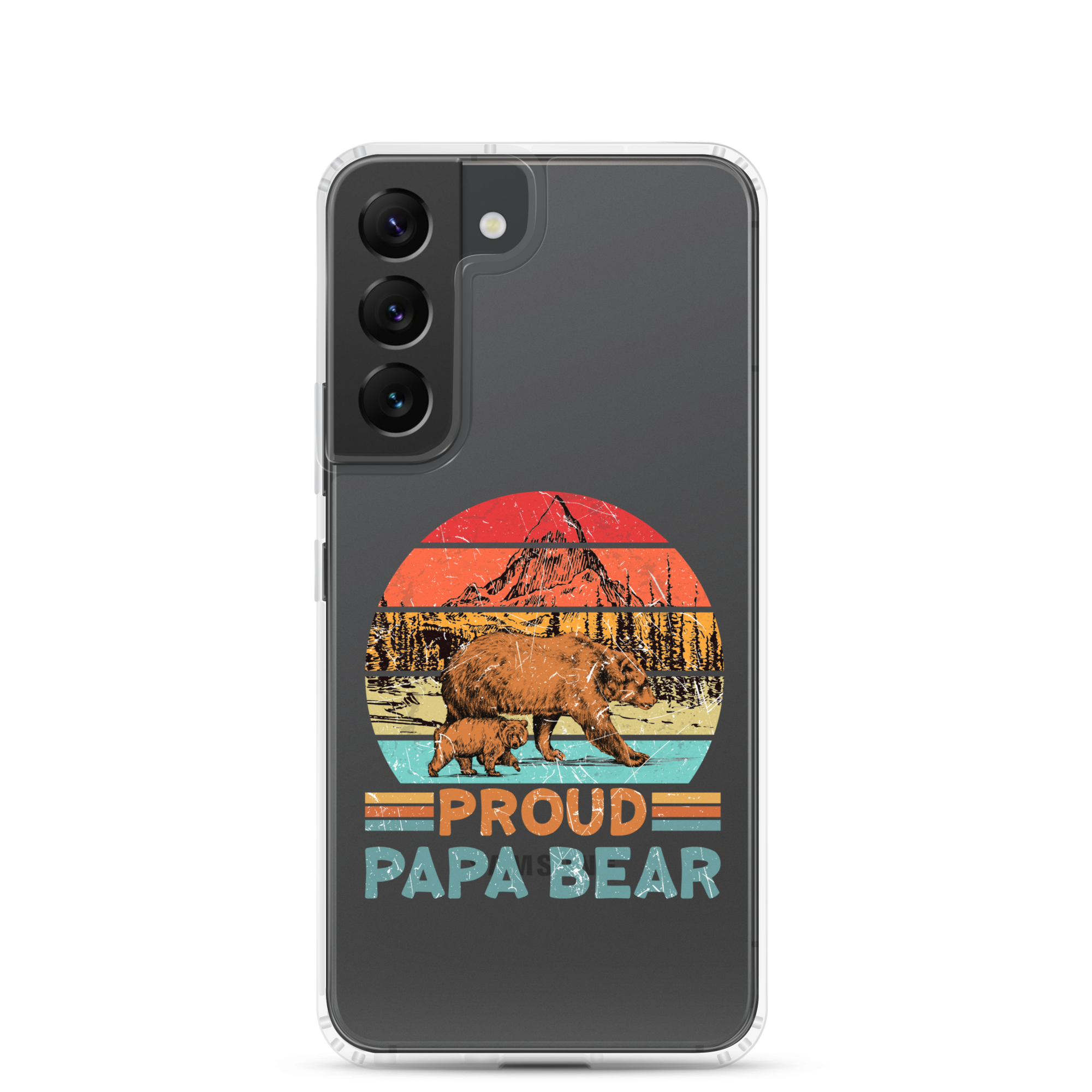 Proud Papa Bear Clear Case for Samsung®